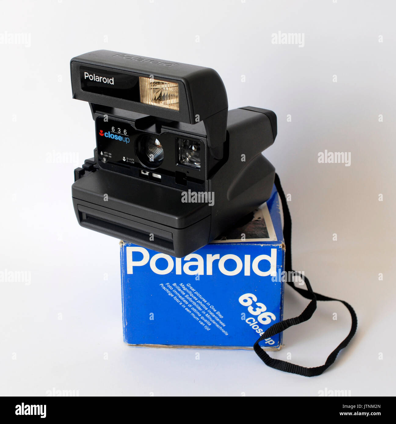 Vintage Foto Kamera Polaroid 636, hergestellt in Großbritannien  Stockfotografie - Alamy