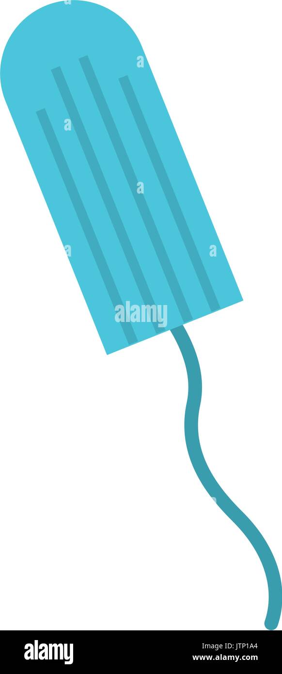 Tampon weiblichen isolierte Symbol Stock Vektor
