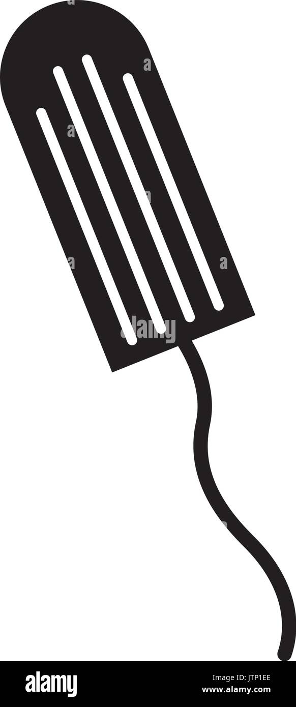 Tampon weiblichen isolierte Symbol Stock Vektor