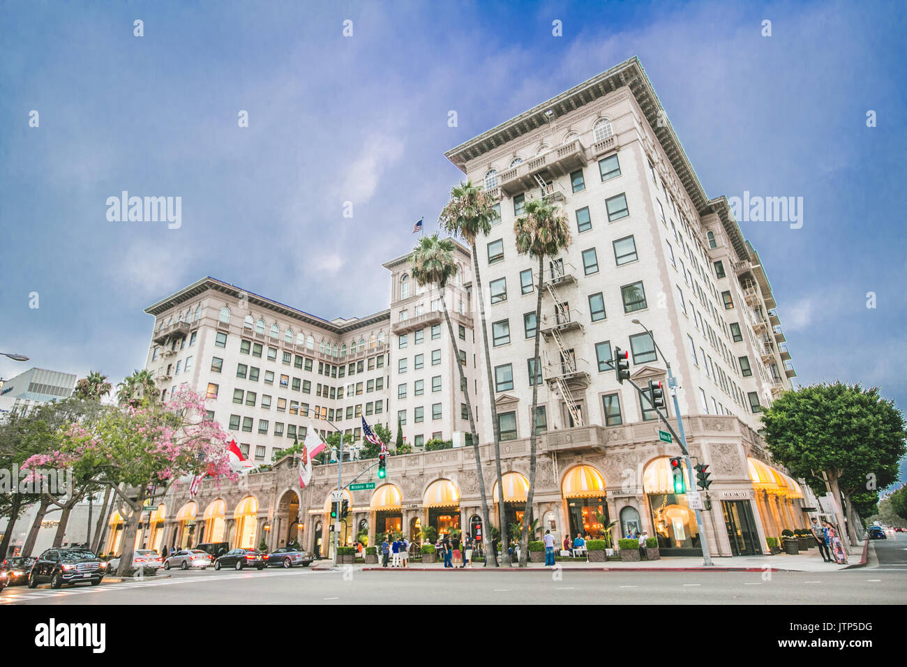 Beverly Wilshire Hotel Stockfoto