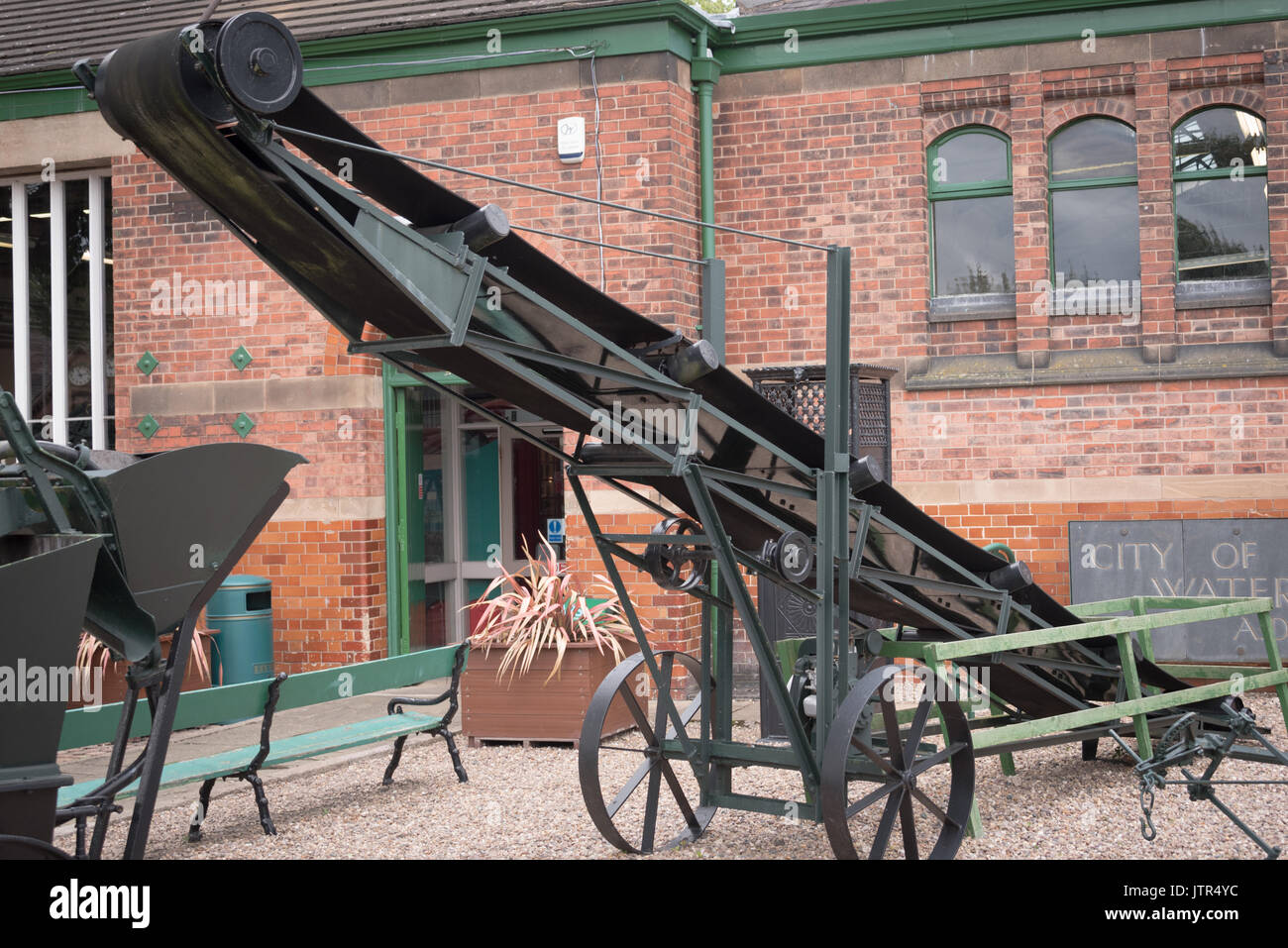 Ruston - bucyrus Typ 52 b Dampf Schaufel bei Abbey Pumping Station ist von leicester Museum für Wissenschaft und Technologie in Leicester Stockfoto