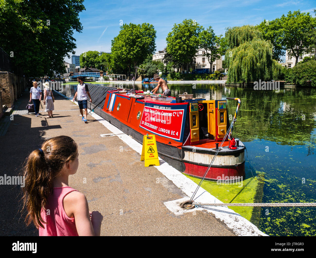 The Lagoon, Little Venice, Paddington, City of Westminster, London, England, Großbritannien, GB. Stockfoto