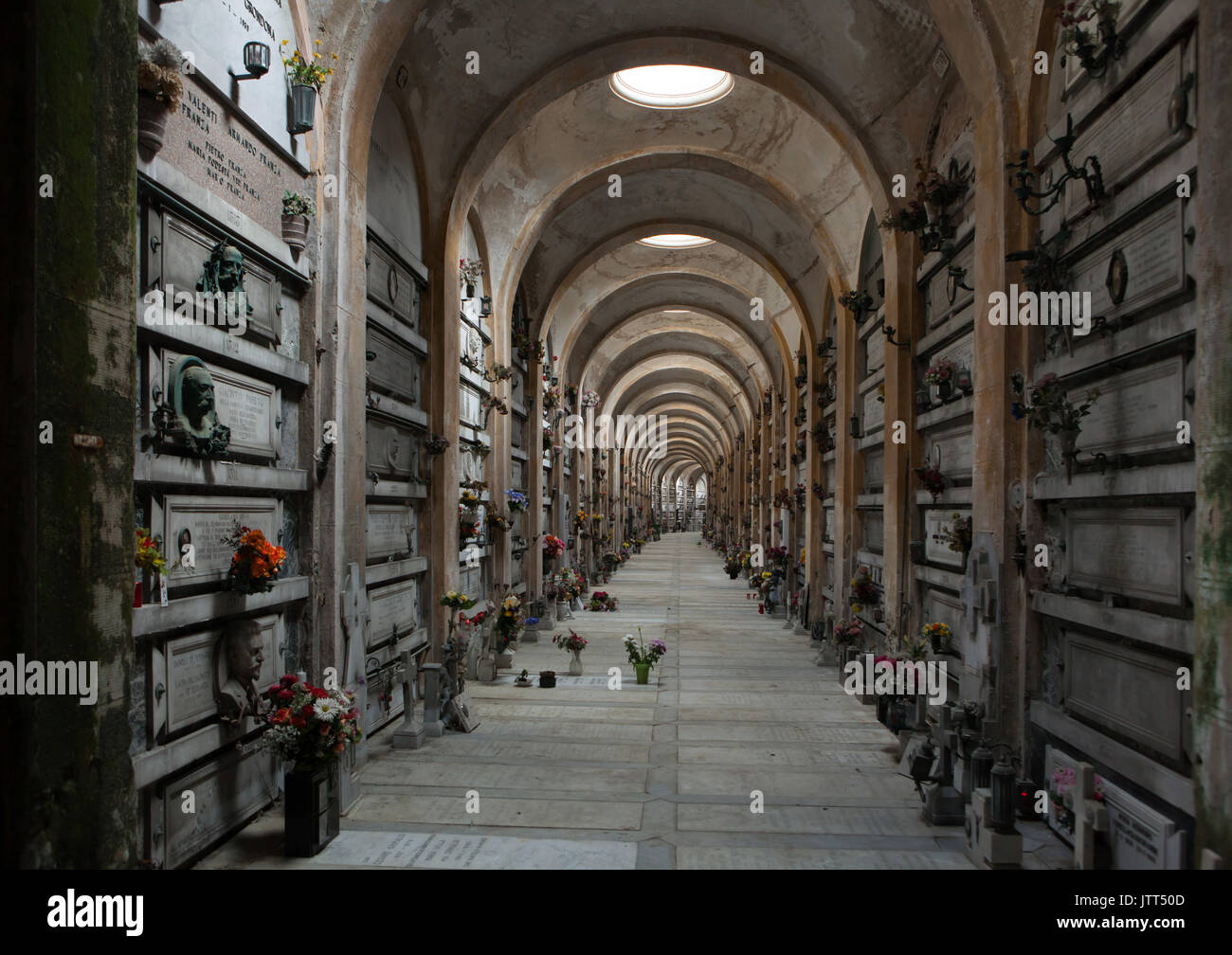 Beerdigung Galerie an der Staglieno monumentale Friedhof (Cimitero