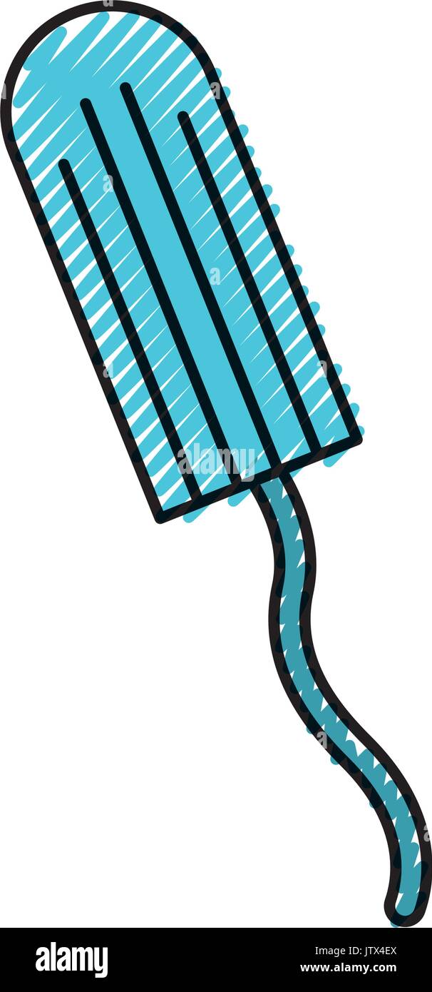 Tampon weiblichen isolierte Symbol Stock Vektor