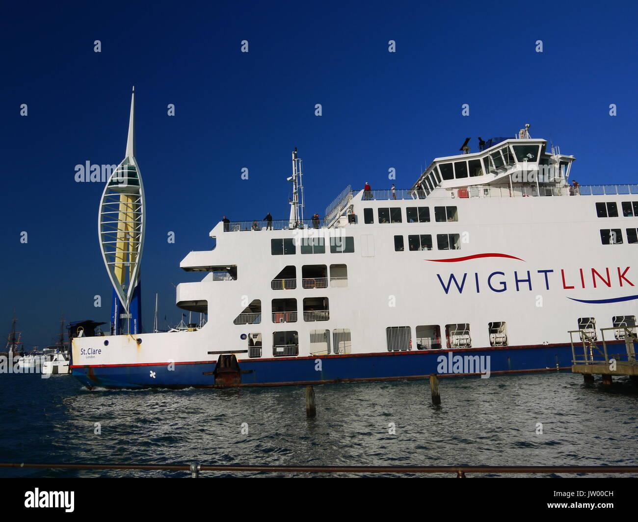 Die Emirate Spinnaker Tower Stockfoto