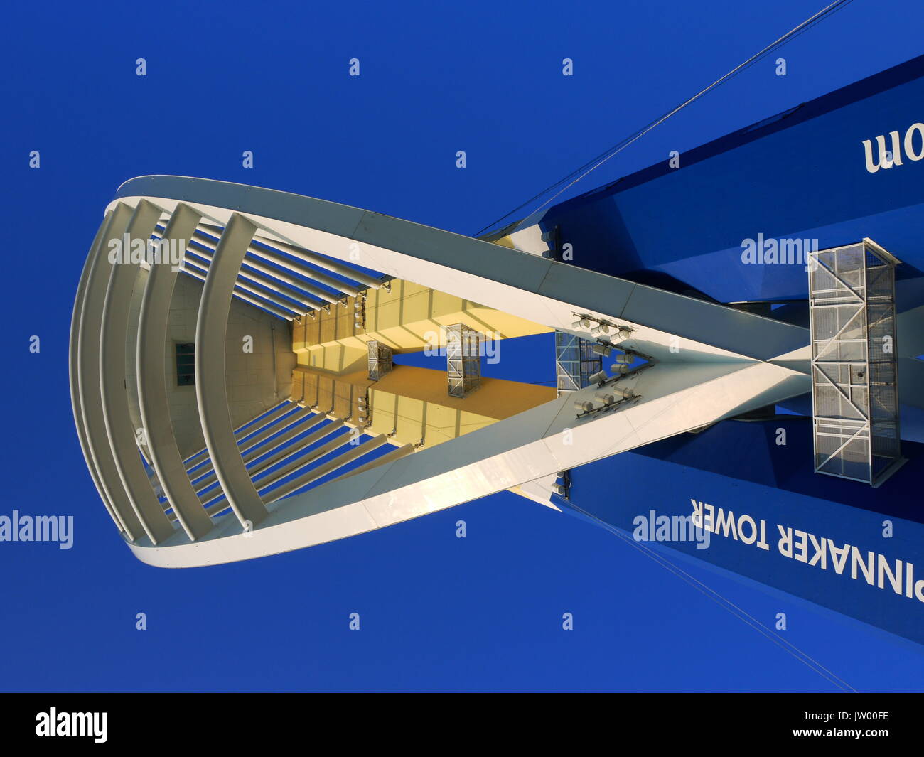 Die Emirate Spinnaker Tower Stockfoto