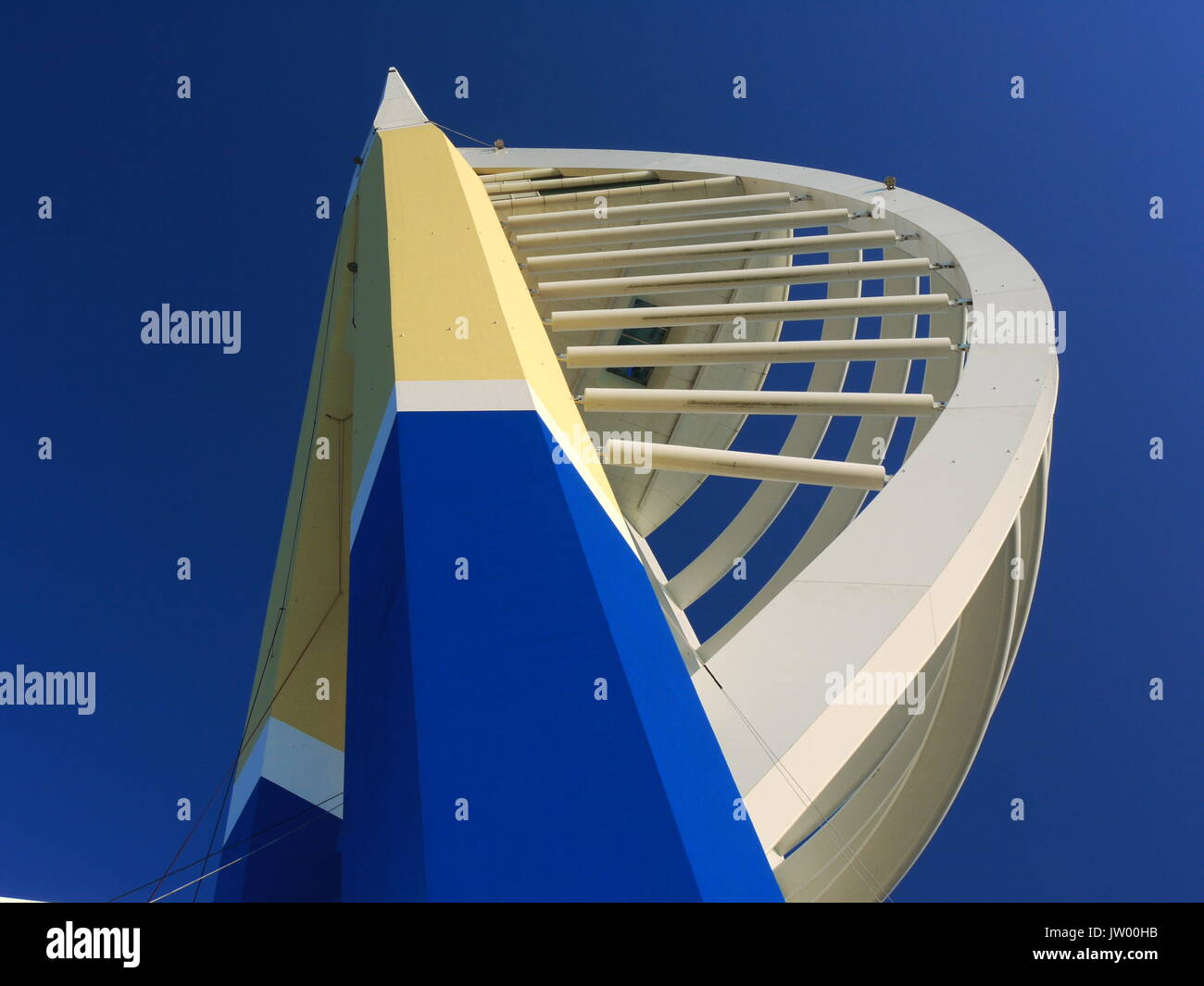 Die Emirate Spinnaker Tower Stockfoto