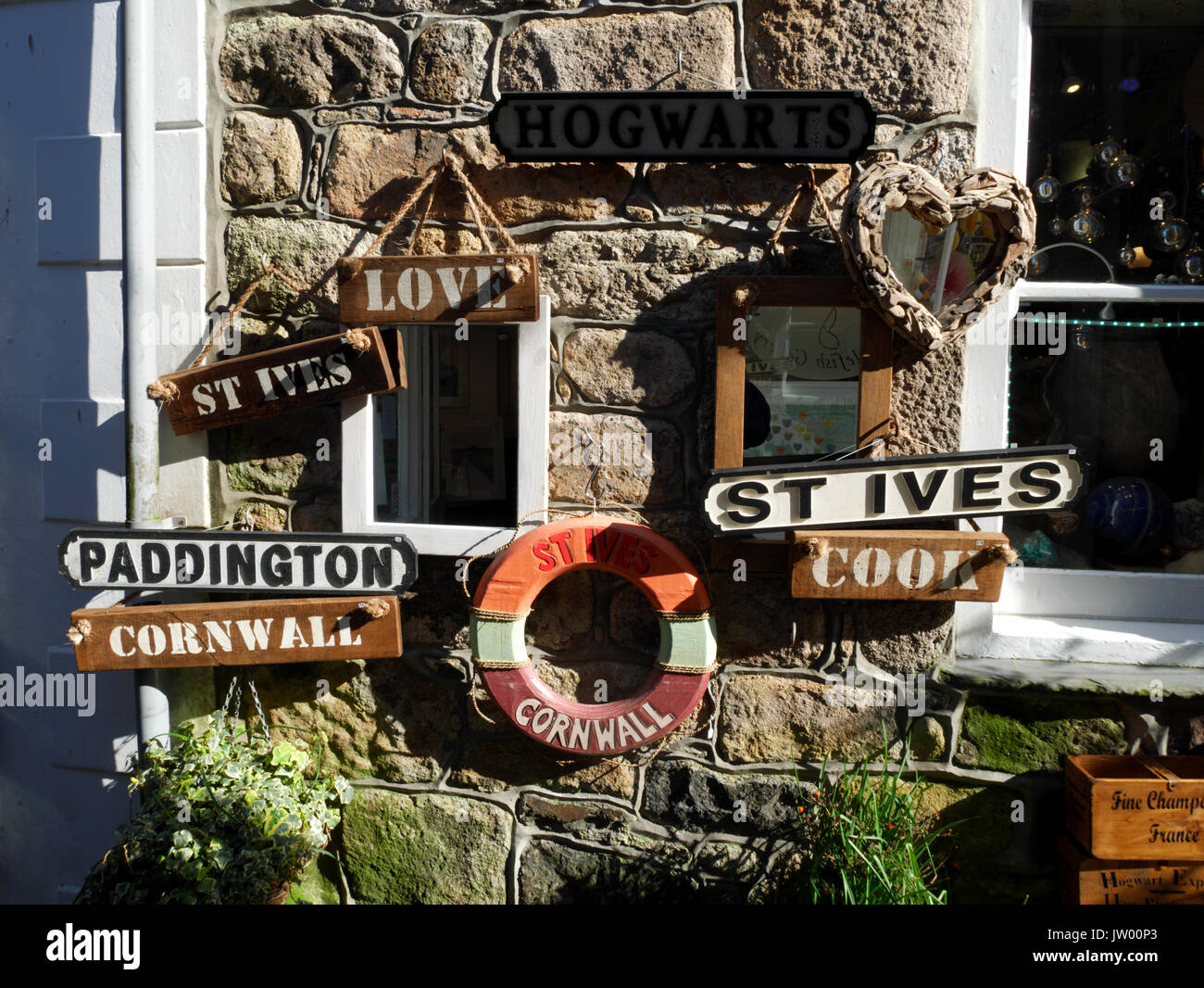 Geschenk Shop, St Ives, Cornwall. Stockfoto