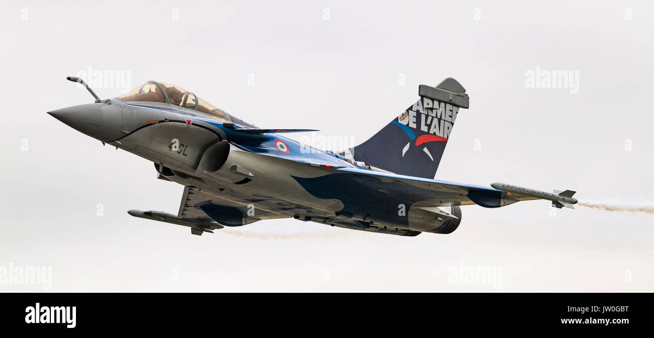 Dassault Rafale C, französische Luftwaffe bei der Royal International Air Tattoo Stockfoto