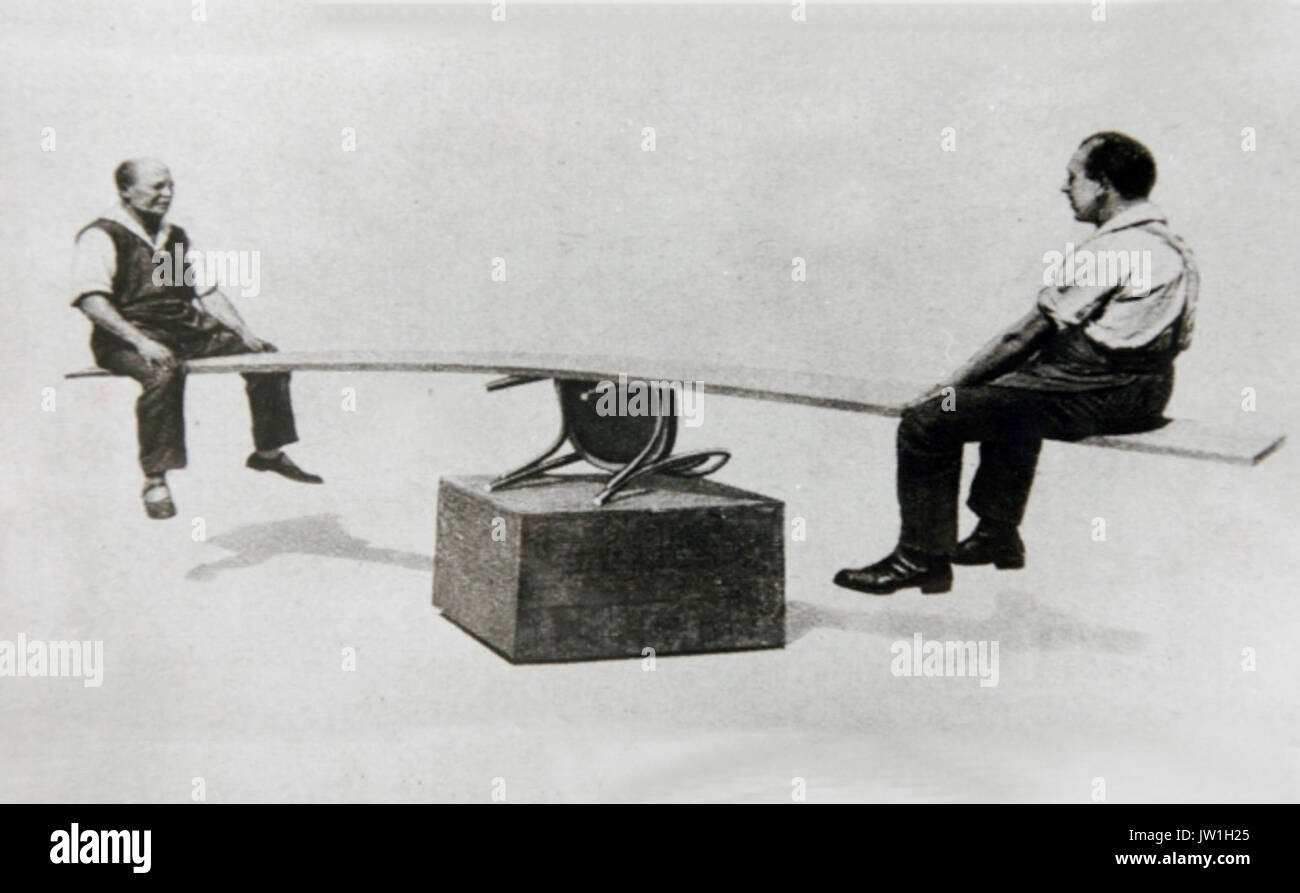 Thonet Demonstration der Stärke 2 Stockfoto