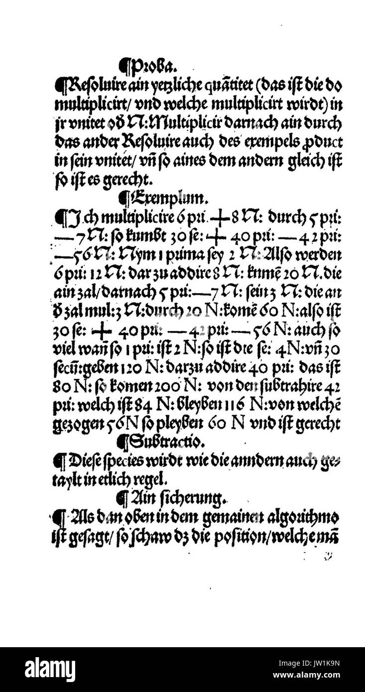 De Rechenbuch (Schreiber) 112 Stockfoto