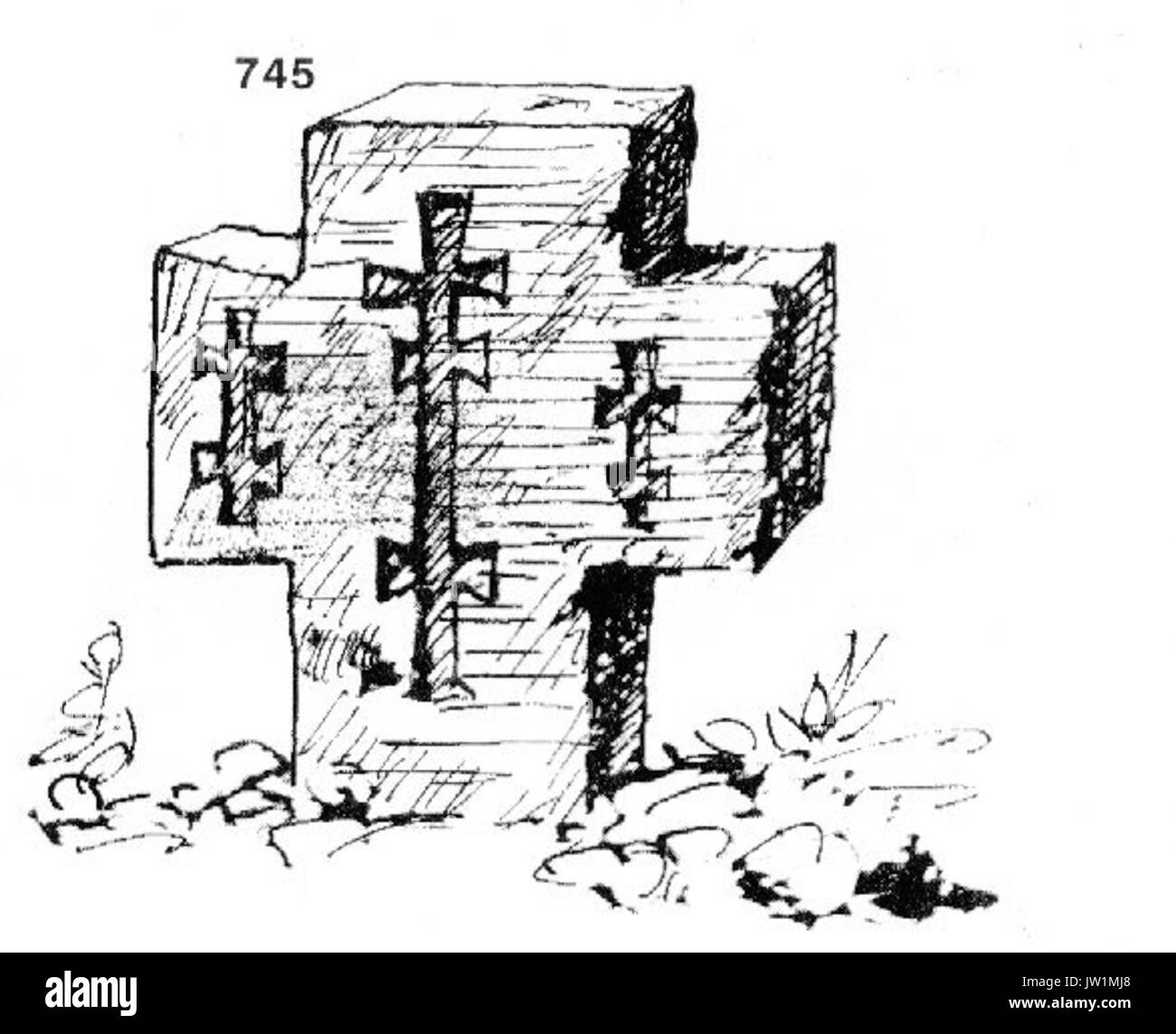 Ivan Enchev Vidyu bulgarischen Kreuze 745 Stockfoto