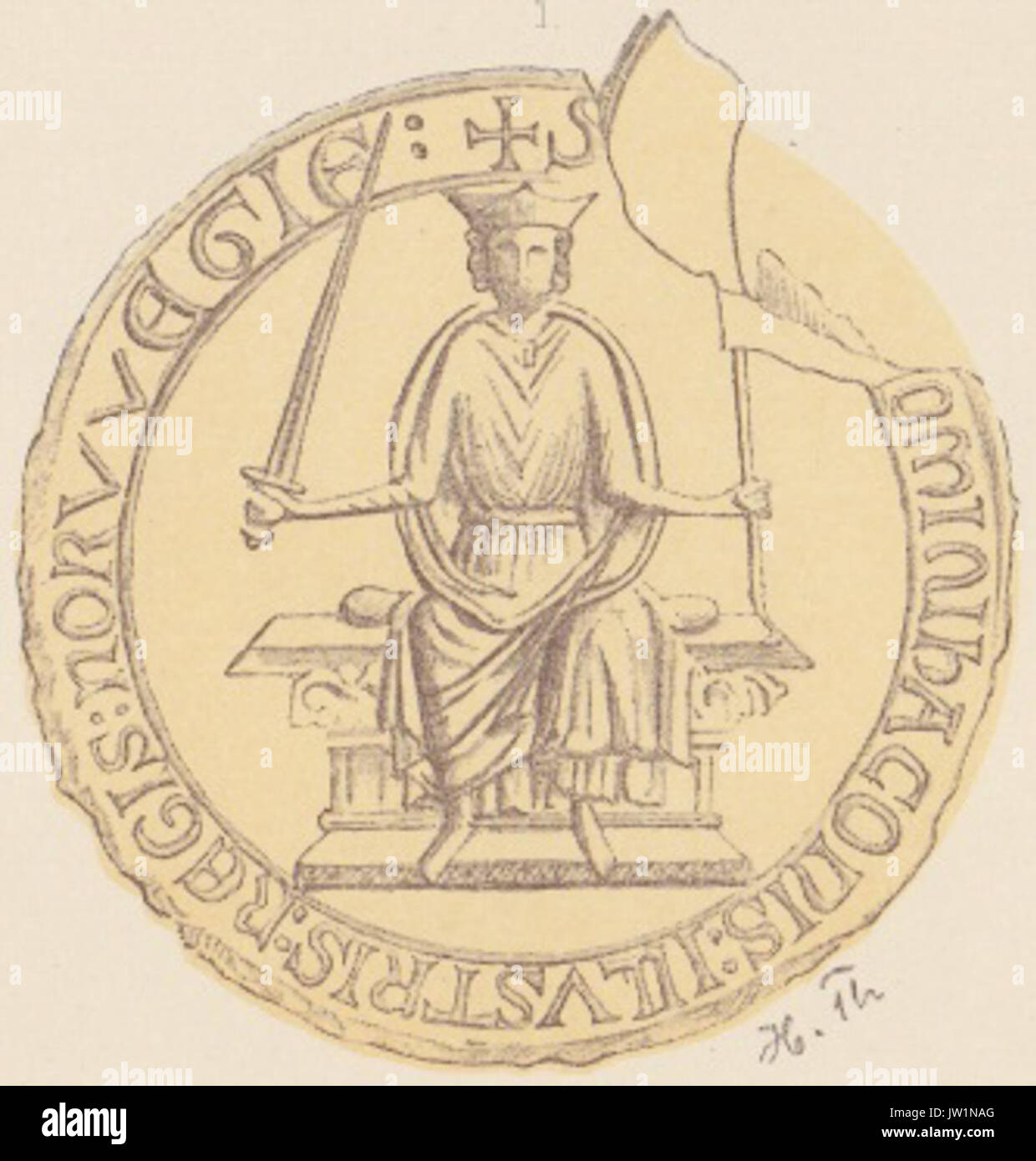 Kong Haakon den Unge PI IV 1. Stockfoto