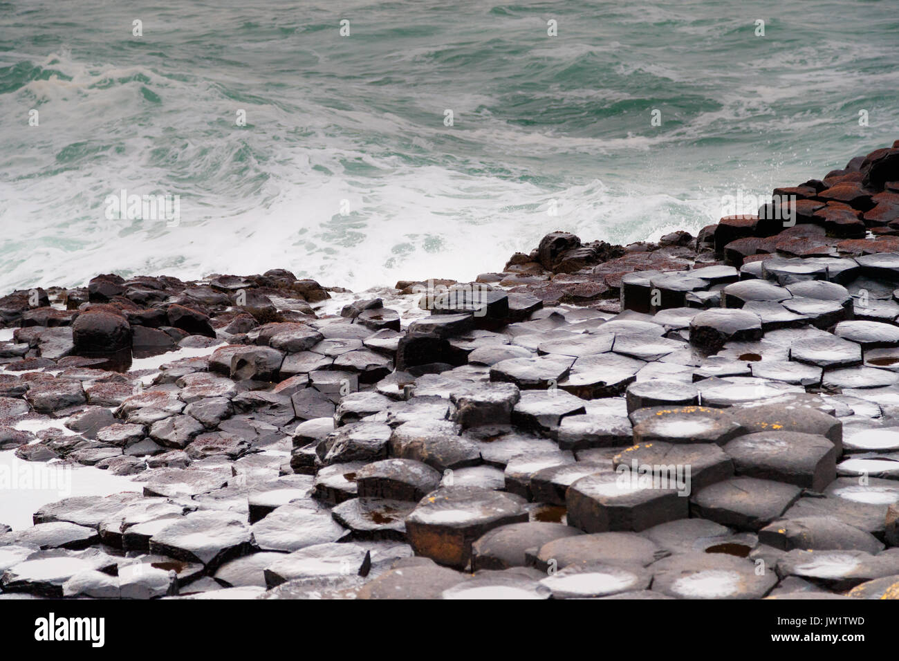 Giants Causeway Stockfoto