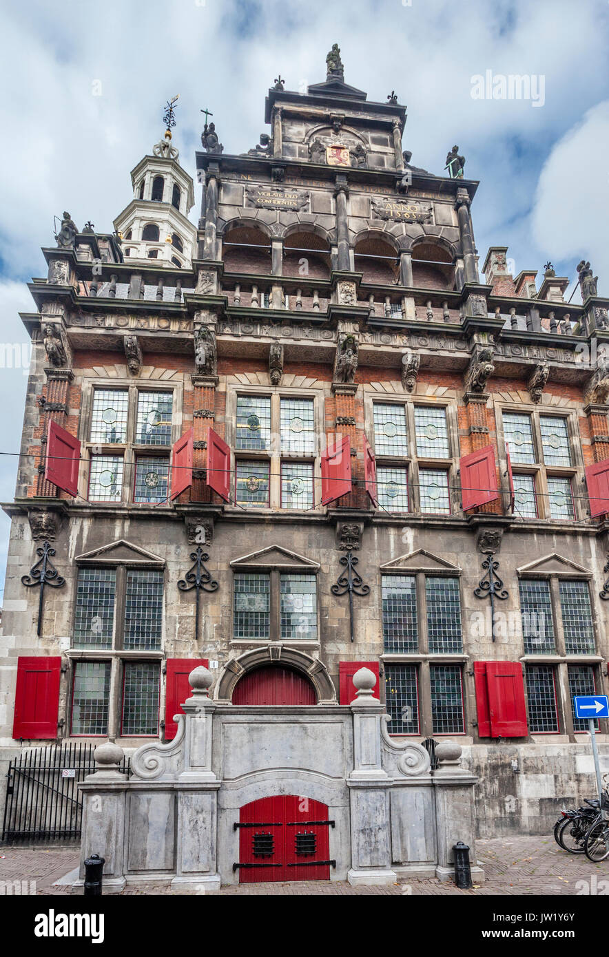 Niederlande, Südholland, Den Haag (Den Haag), Ansicht der Renaissance Stil Old City Hall Stockfoto