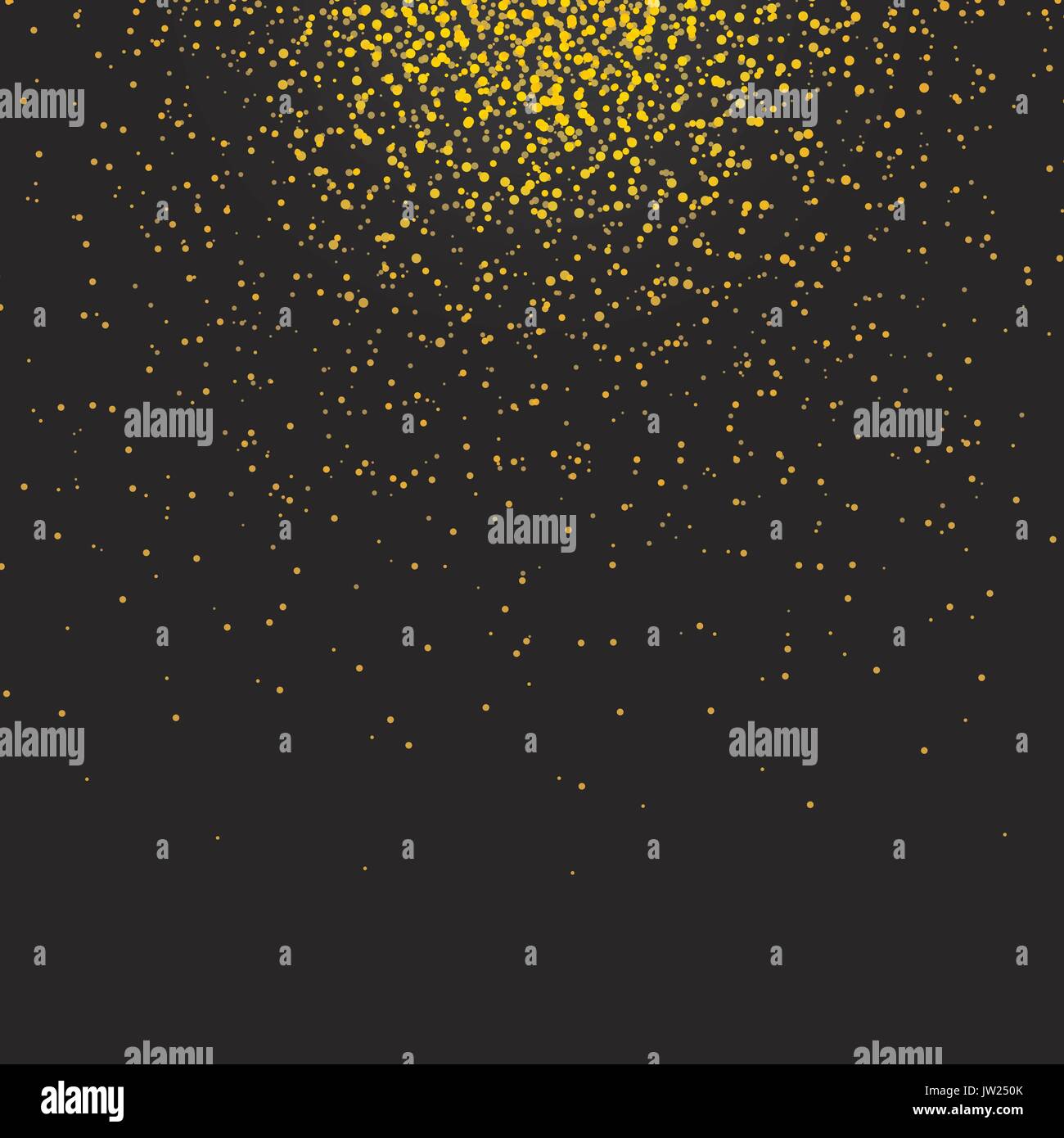 Vektor gold glitzernde bokeh Sterne Staub Stock Vektor