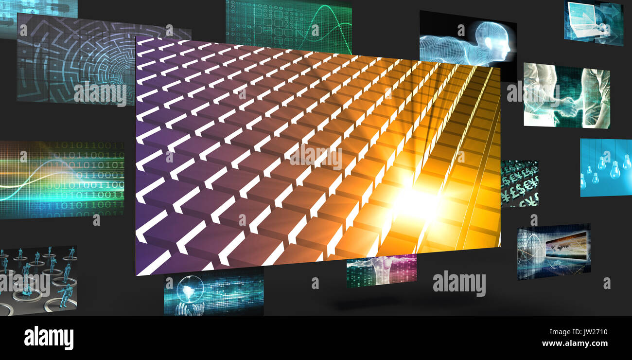 Einzigartige Lösung für Vertrieb und Marketing abstrakte Konzept Stockfoto