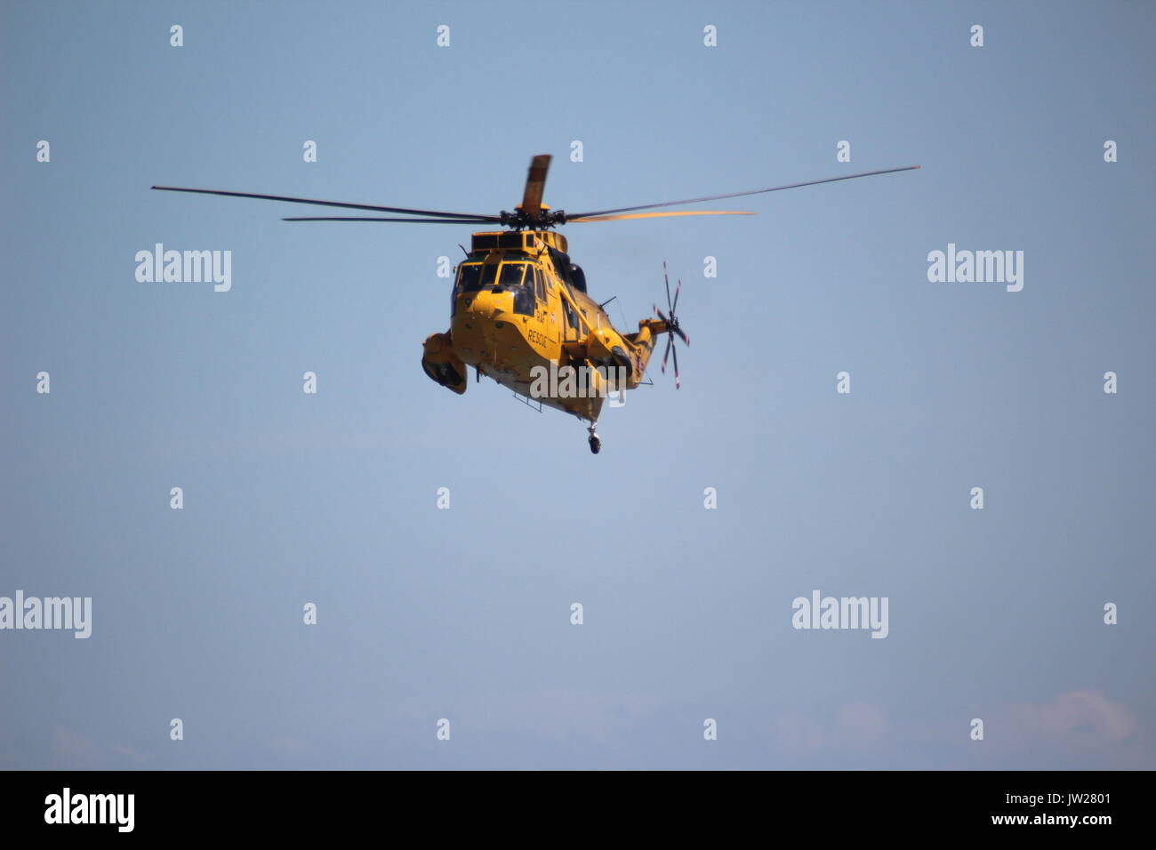 Air Sea Rescue in Llandudno an der Promenade Stockfoto