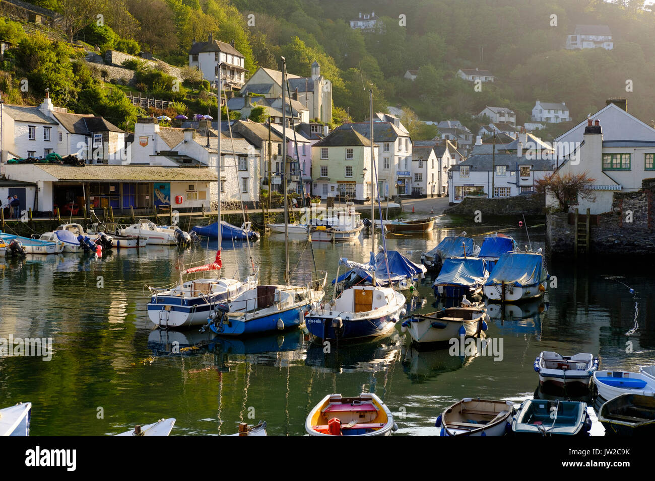Polperro, Cornwall, England, Vereinigtes Königreich Stockfoto