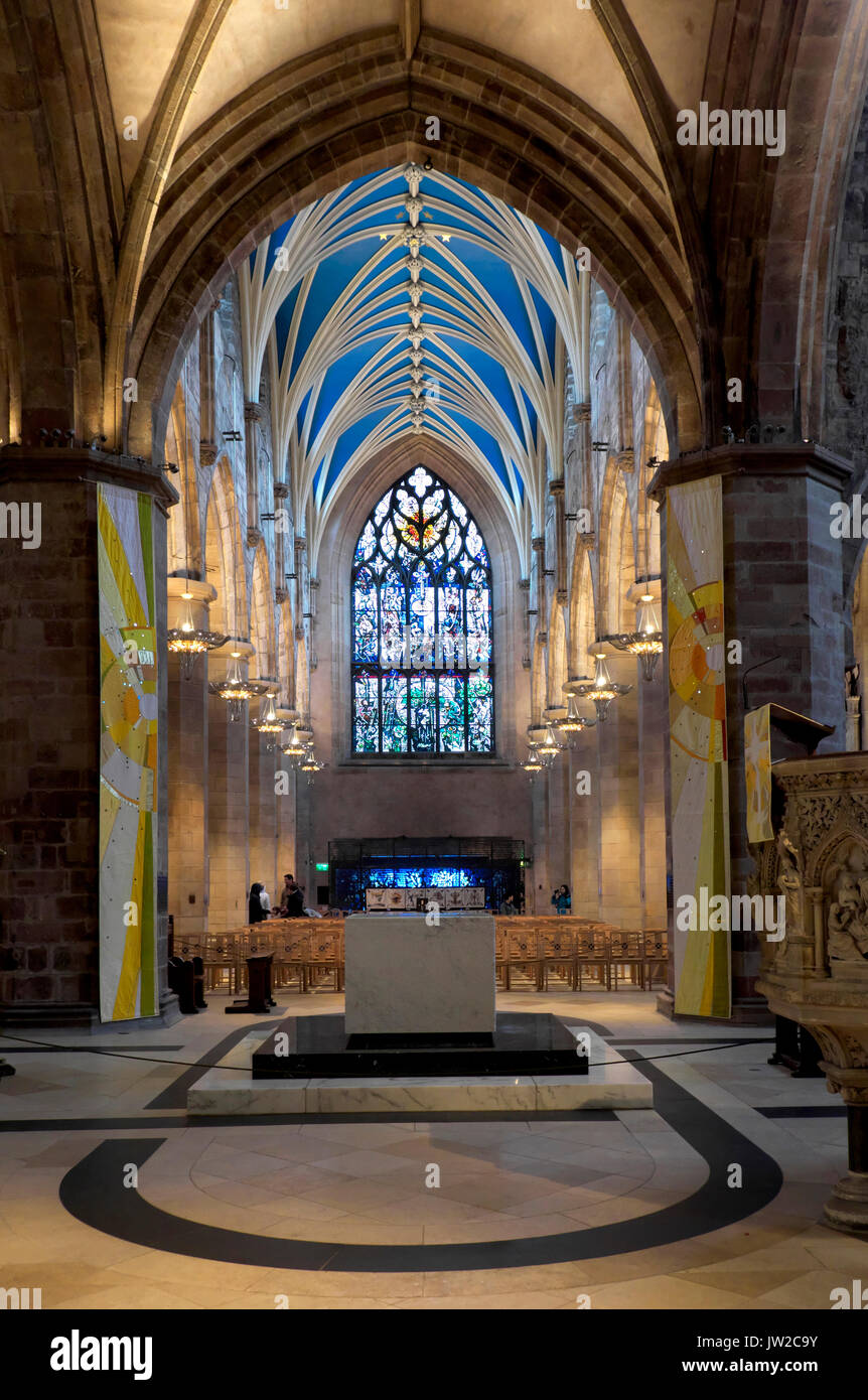 St Giles' Cathedral, Edinburgh, Schottland, Vereinigtes Königreich Stockfoto