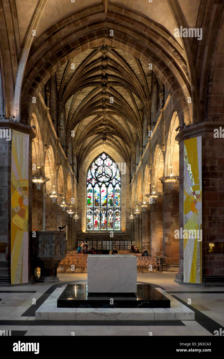St Giles' Cathedral, Edinburgh, Schottland, Vereinigtes Königreich Stockfoto