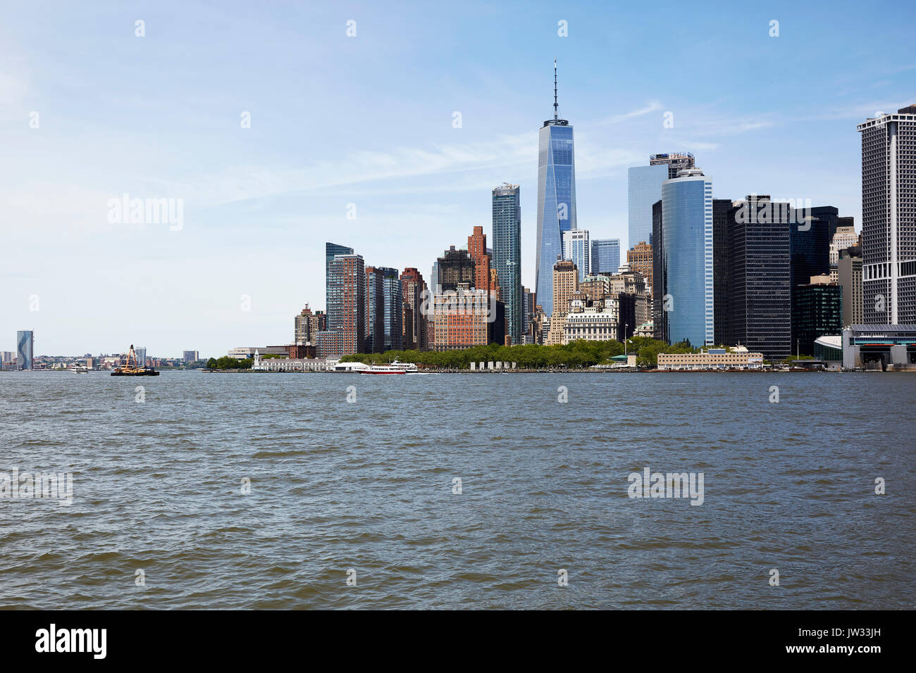 USA, Bundesstaat New York, New York City, Manhattan Skyline Stockfoto