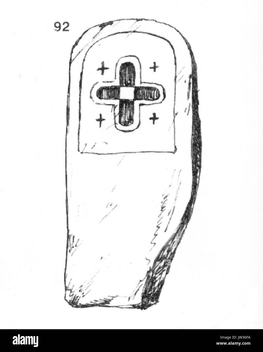 Ivan Enchev Vidyu bulgarischen Kreuze 92 Stockfoto