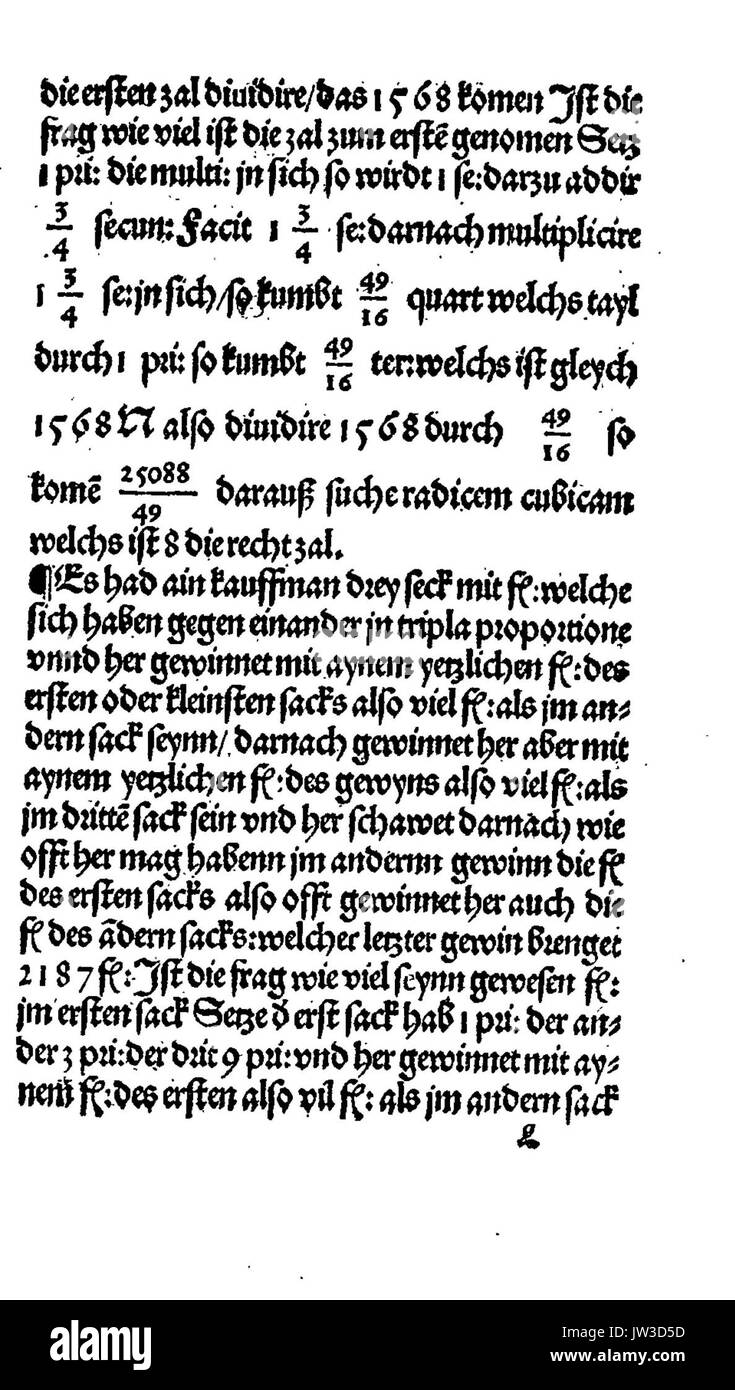 De Rechenbuch (Schreiber) 165 Stockfoto