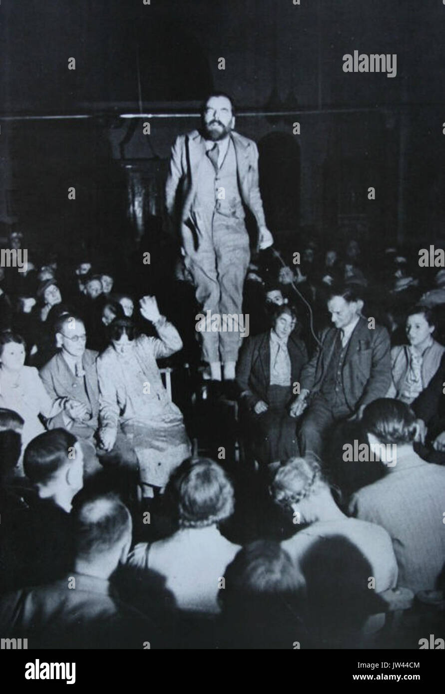 Colin Evans betrug in 1938 Stockfoto