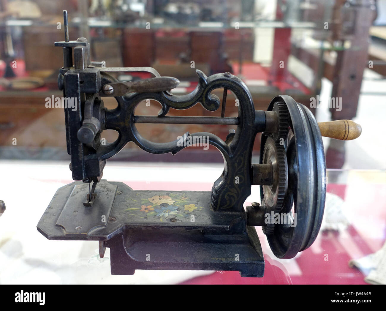 New England Nähmaschine, undatiert Bennington Museum Bennington, VT 08599 DSC Stockfoto