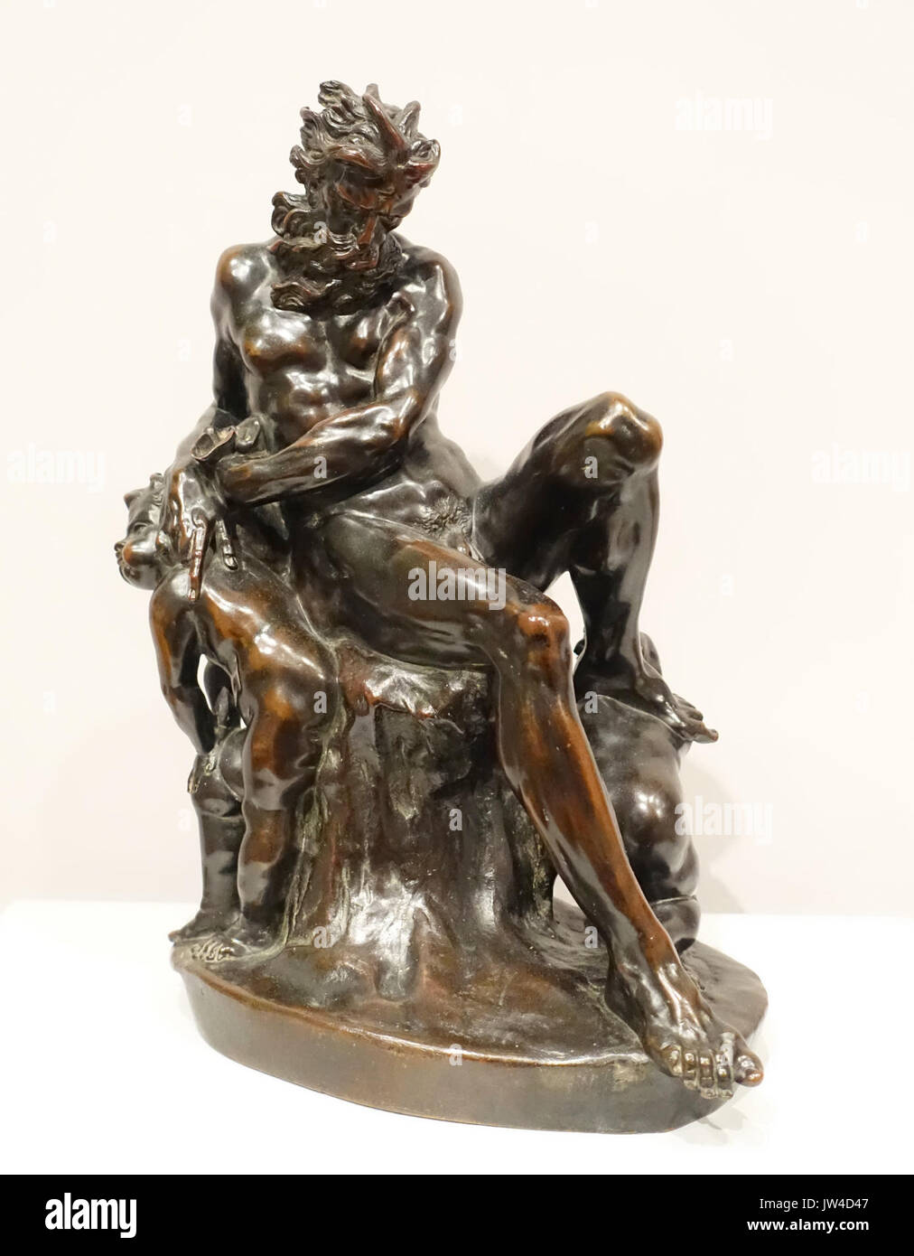 Aeolus und die Winde, Künstler unbekannt, Französisch oder Flämisch, c 1680 1720, bronze Fogg Art Museum, Harvard University DSC 01319 Stockfoto