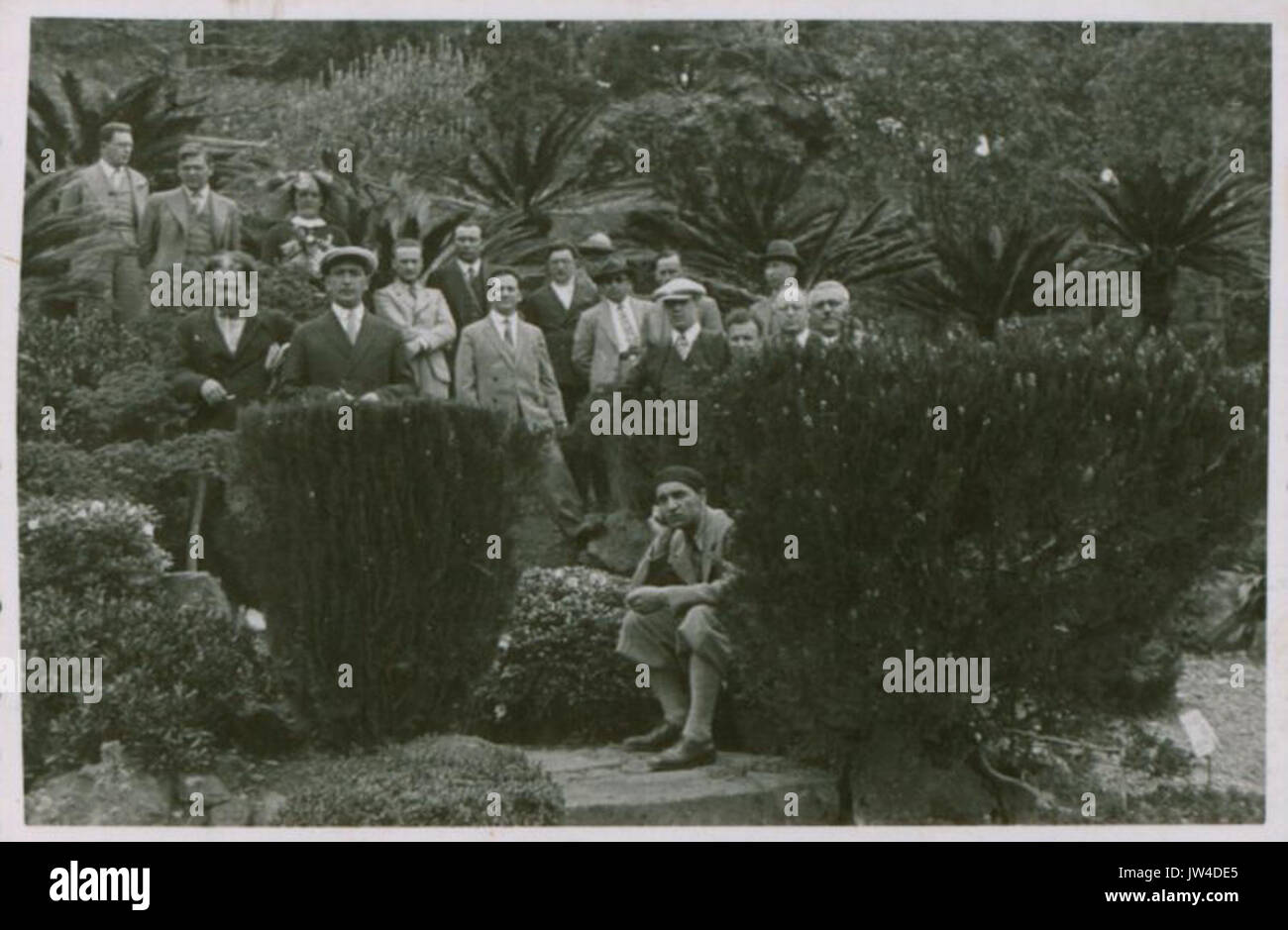 Die litauischen Journalisten reisen in die Sowjetunion Besuch in Batumi in der Sowjetunion Georgien 1934 Stockfoto