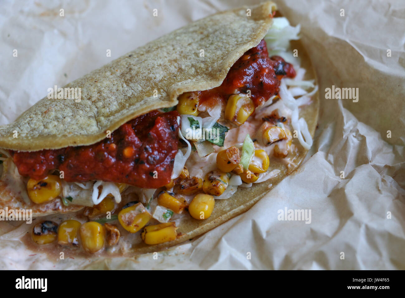 The Taco Truck Mexican Food Stockfotos und -bilder Kaufen - Alamy