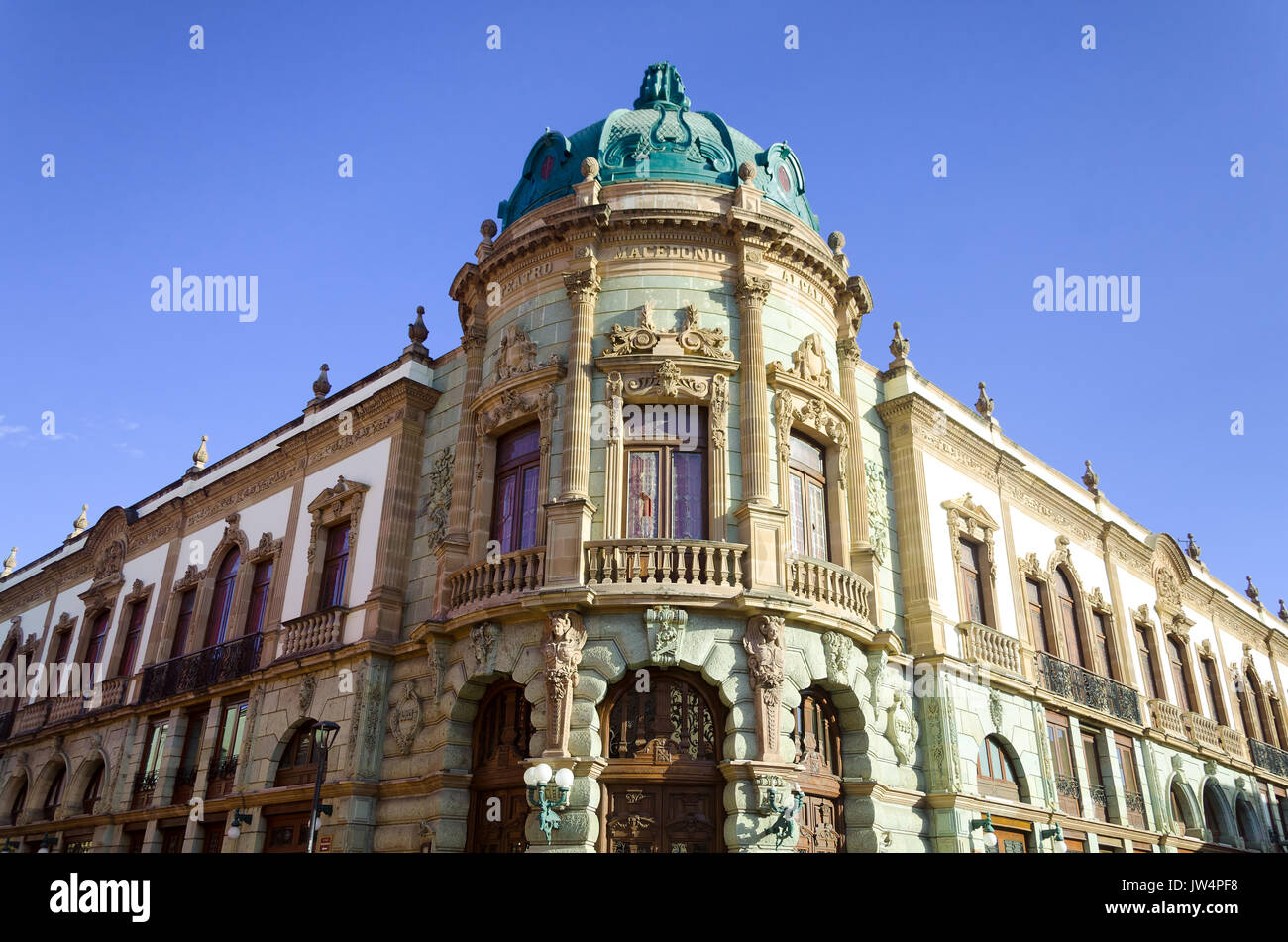 Macedonio Alcala Theater in Oaxaca, Mexiko Stockfoto