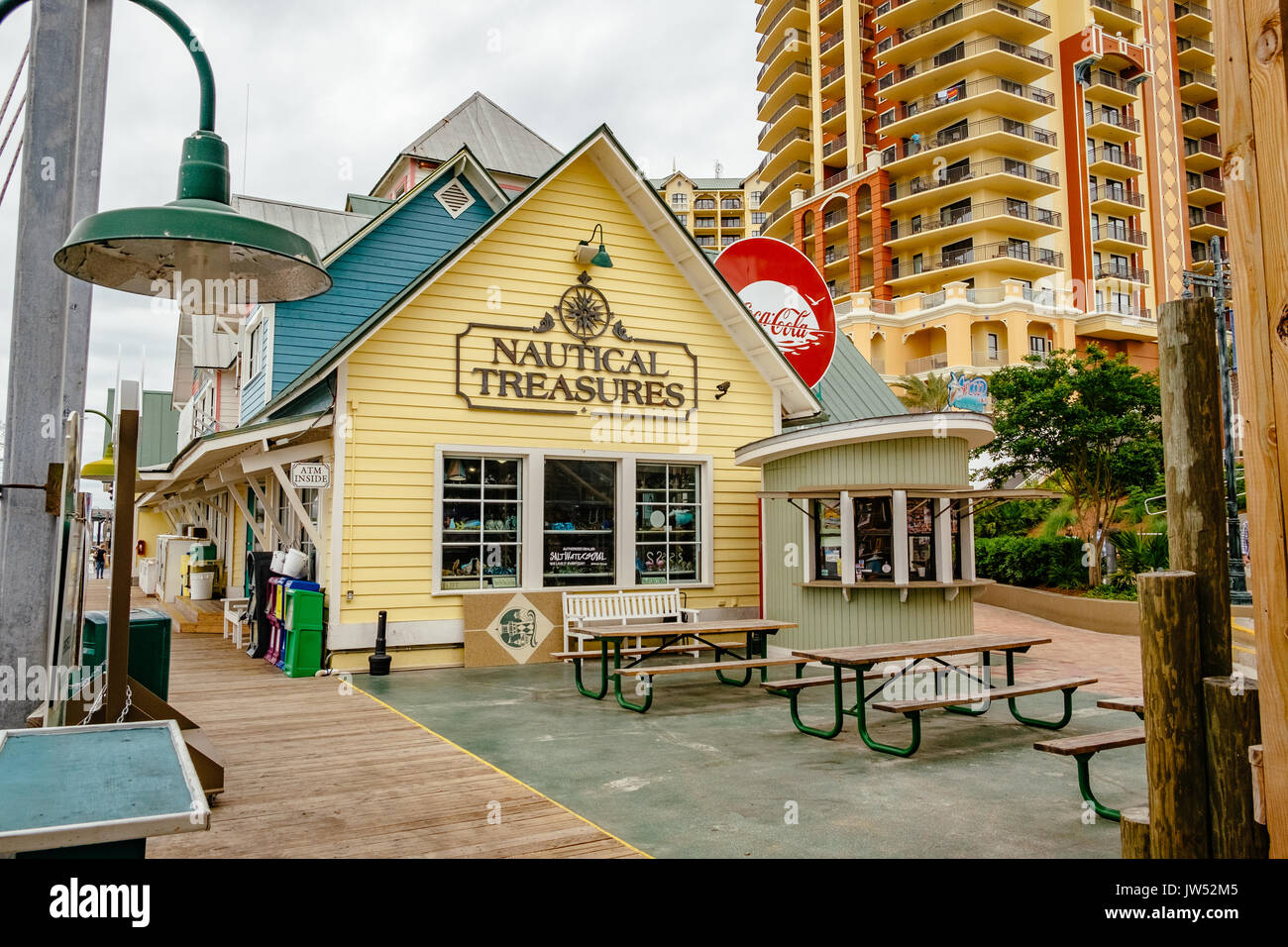 Nautische Schätze tourist Shop am Hafen Marina in Destin, Florida, USA. Stockfoto