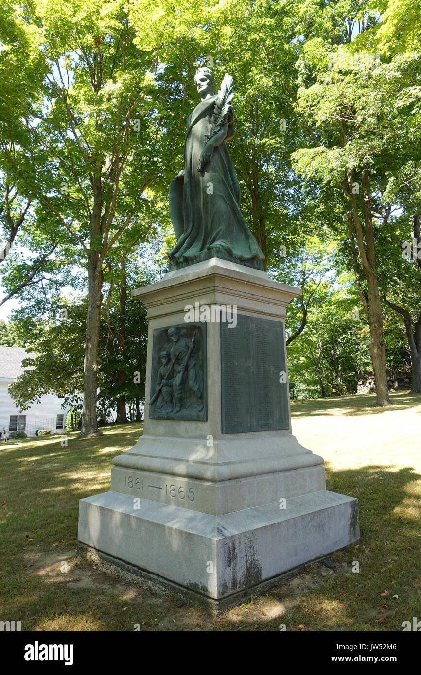 Soldaten Denkmal Spencer, Massachusetts DSC 02301 Stockfoto