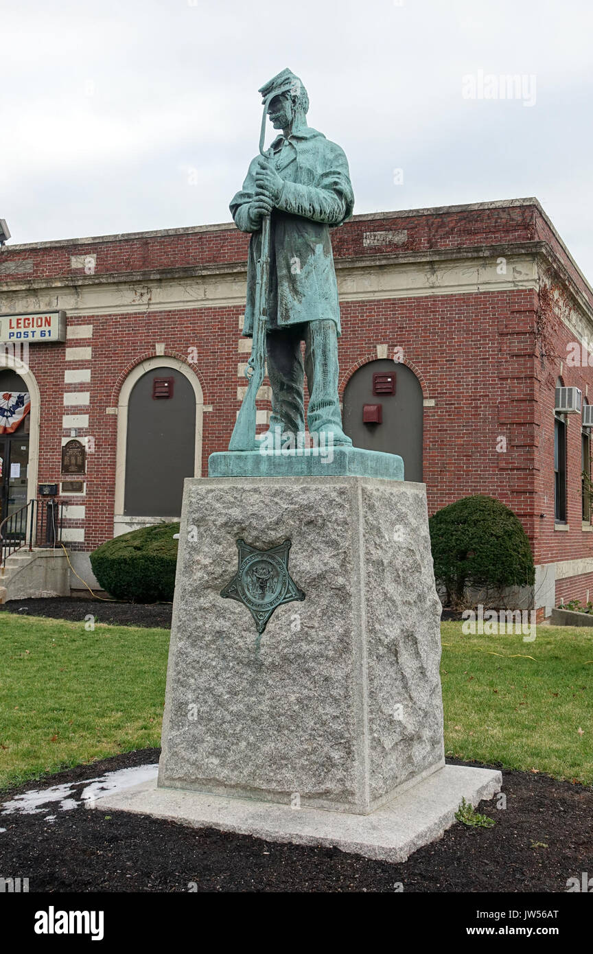 Bürgerkrieg Memorial Revere, Massachusetts DSC 04397 Stockfoto