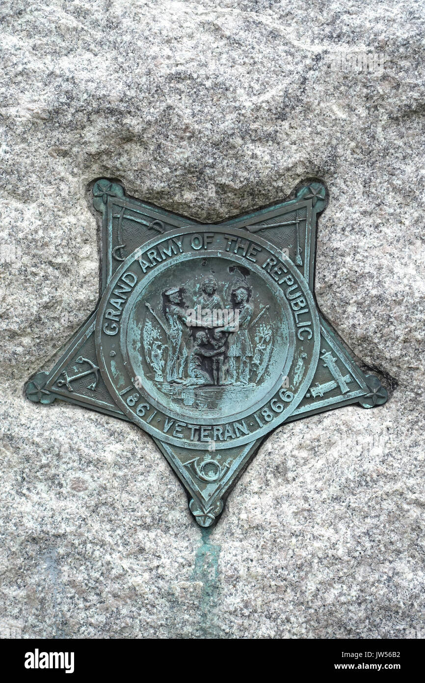 Bürgerkrieg Memorial Revere, Massachusetts DSC 04413 Stockfoto