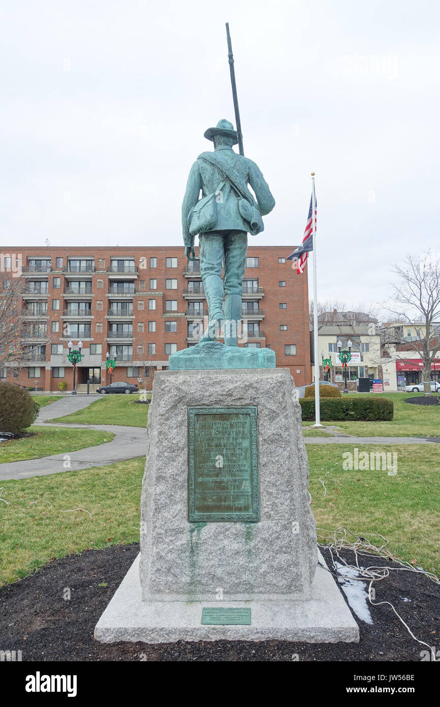 Spanisch-amerikanischen Krieg Denkmal Revere, Massachusetts DSC 04451 Stockfoto