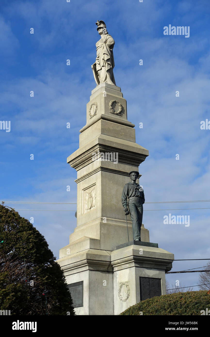 Bürgerkrieg Memorial Saugus, Massachusetts DSC04510 Stockfoto