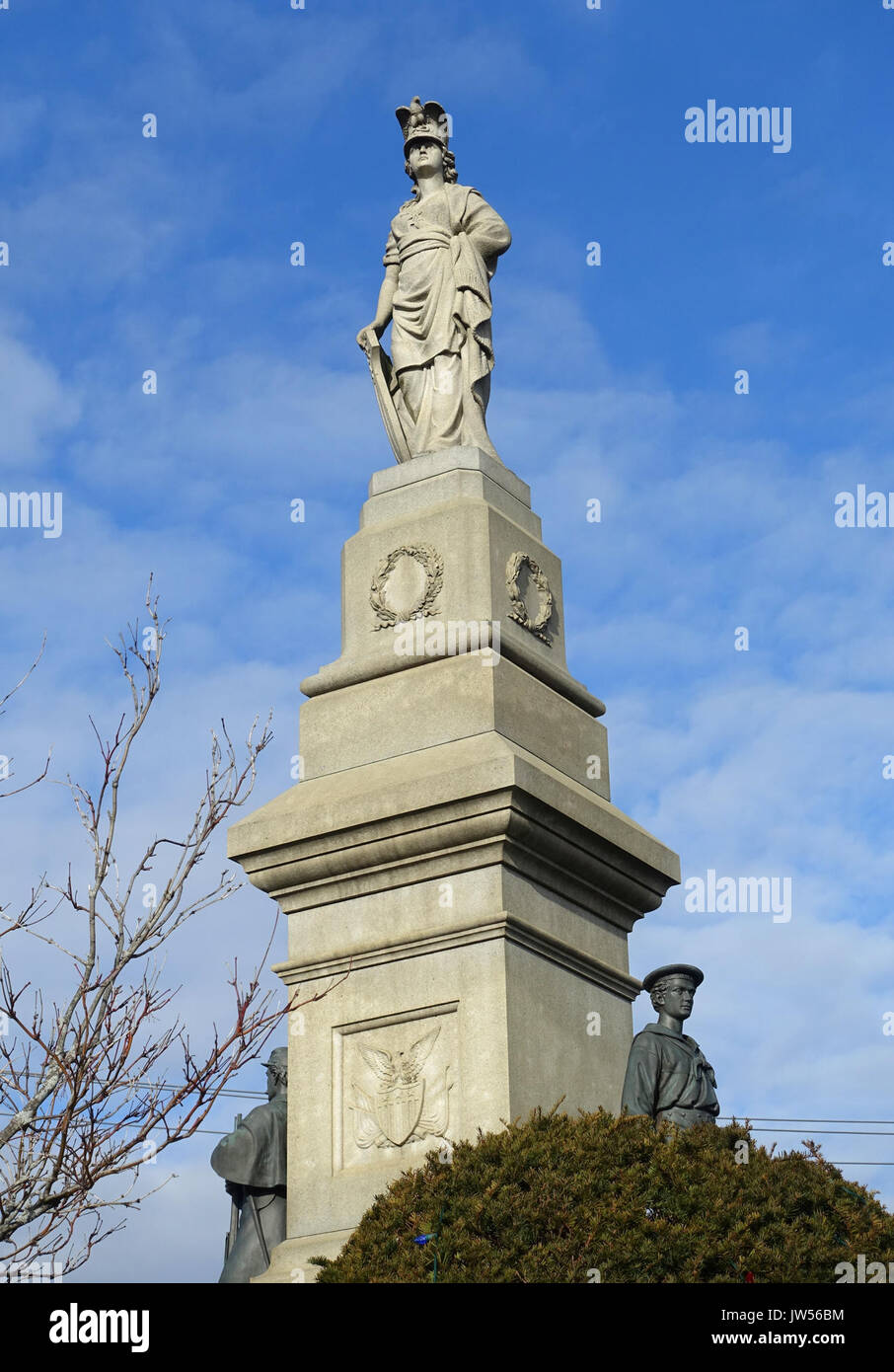 Bürgerkrieg Memorial Saugus, Massachusetts DSC04512 Stockfoto