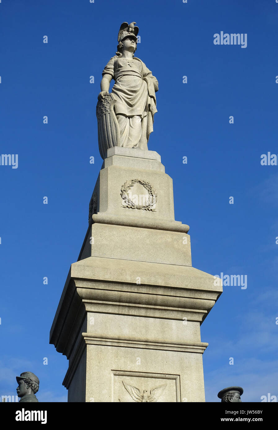 Bürgerkrieg Memorial Saugus, Massachusetts DSC 04524 Stockfoto