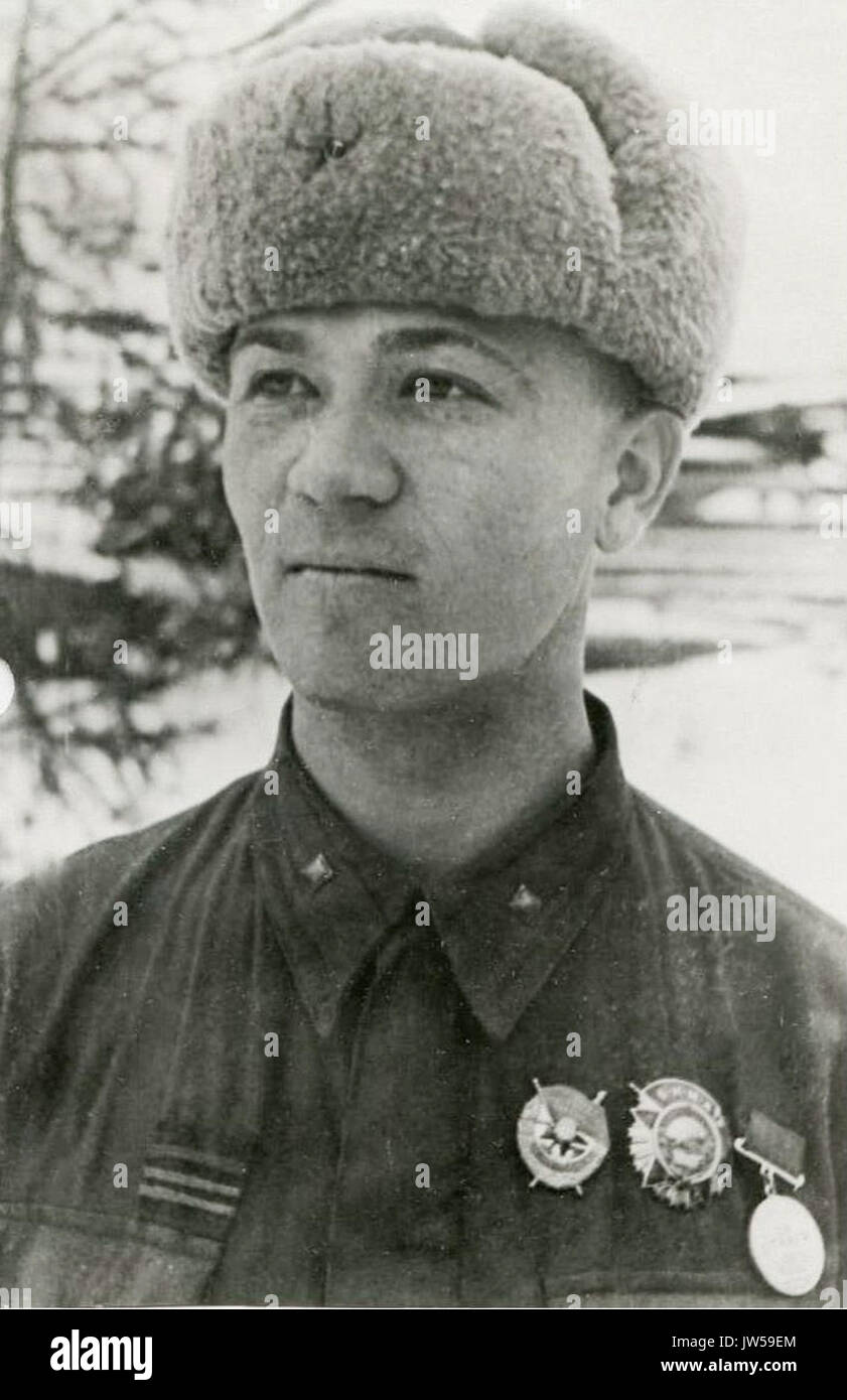 Nikolay Galushkin 1943 Stockfoto