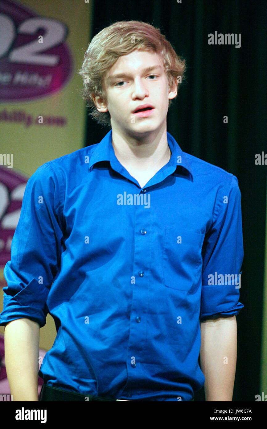 Cody Simpson bei der Q102 Xfinity Performance Theater in Bala Cynwyd Pa am 25. April 2011 © Star Shooter / MediaPunchInc Stockfoto