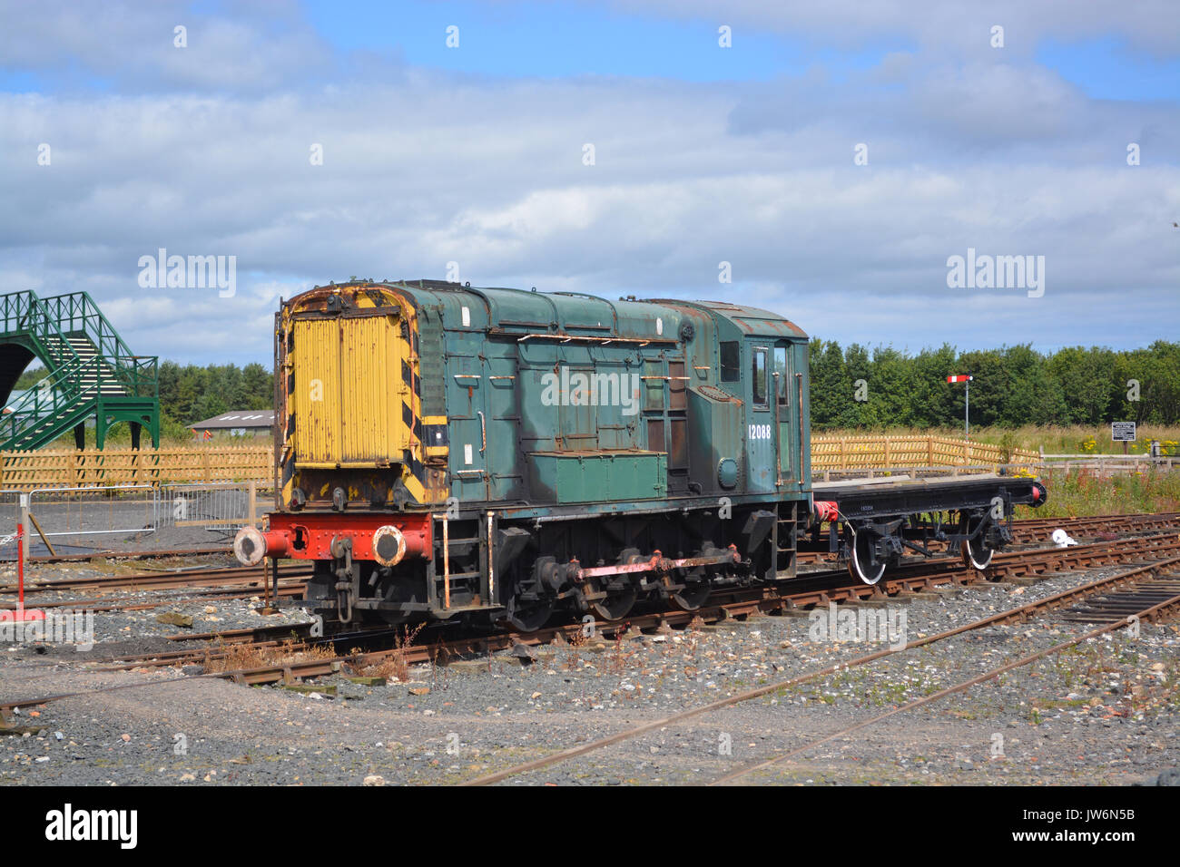 BR-Klasse 11 dieselelektrische Rangierlok Nr. 12088 Stockfoto