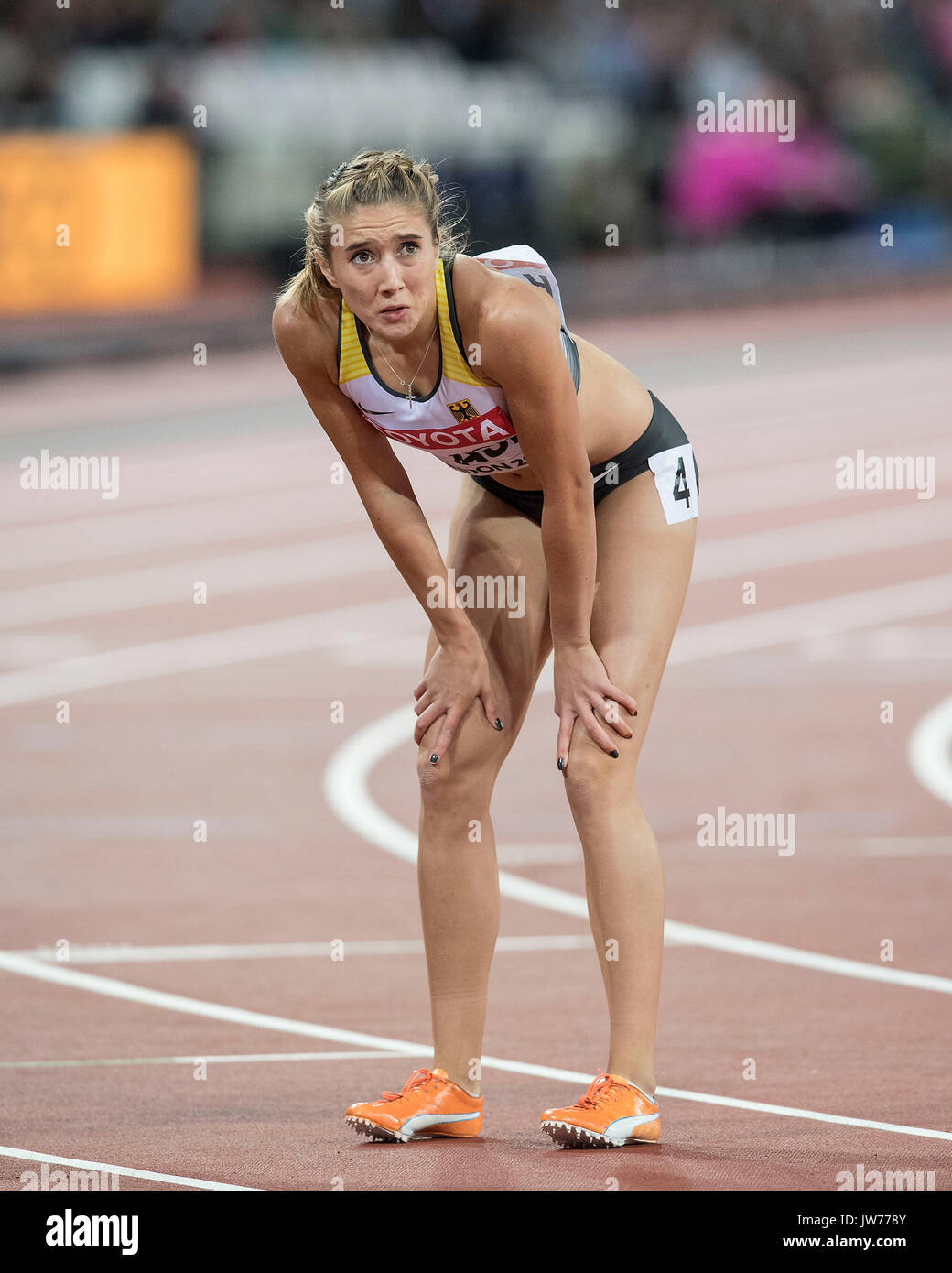 London, Grossbritannien. 10 Aug, 2017. Rebekka HAASE, Deutschland, im