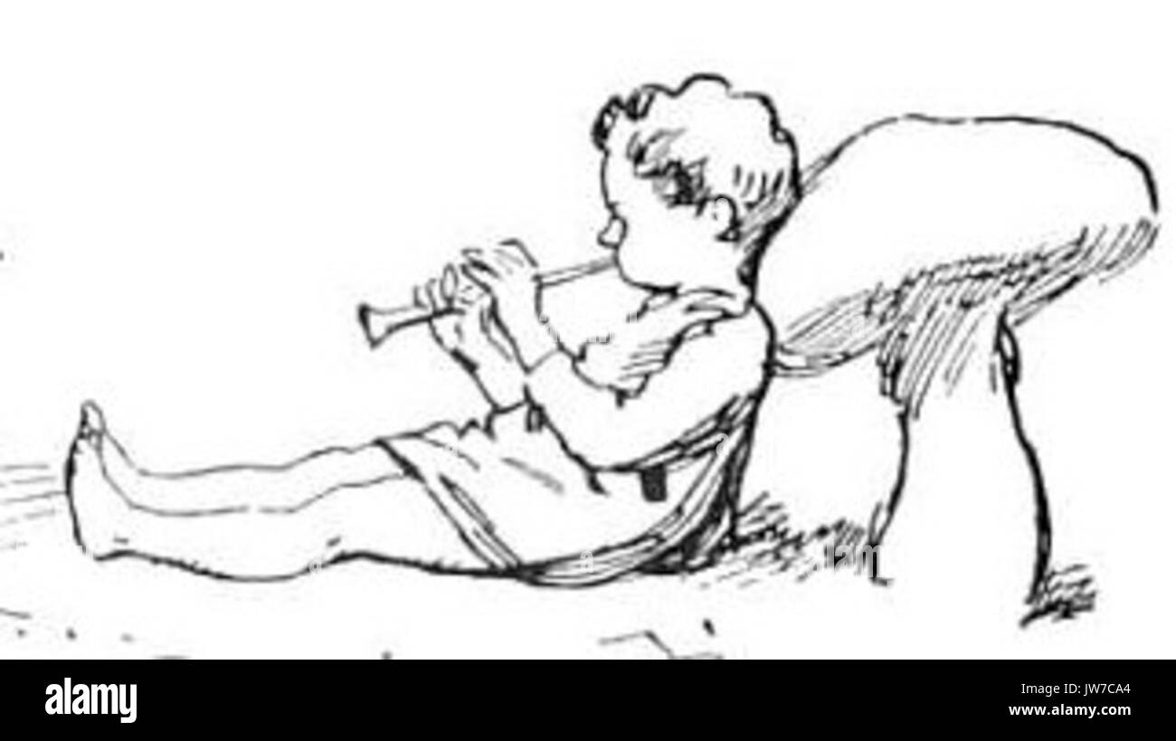 Horn Player Stockfoto