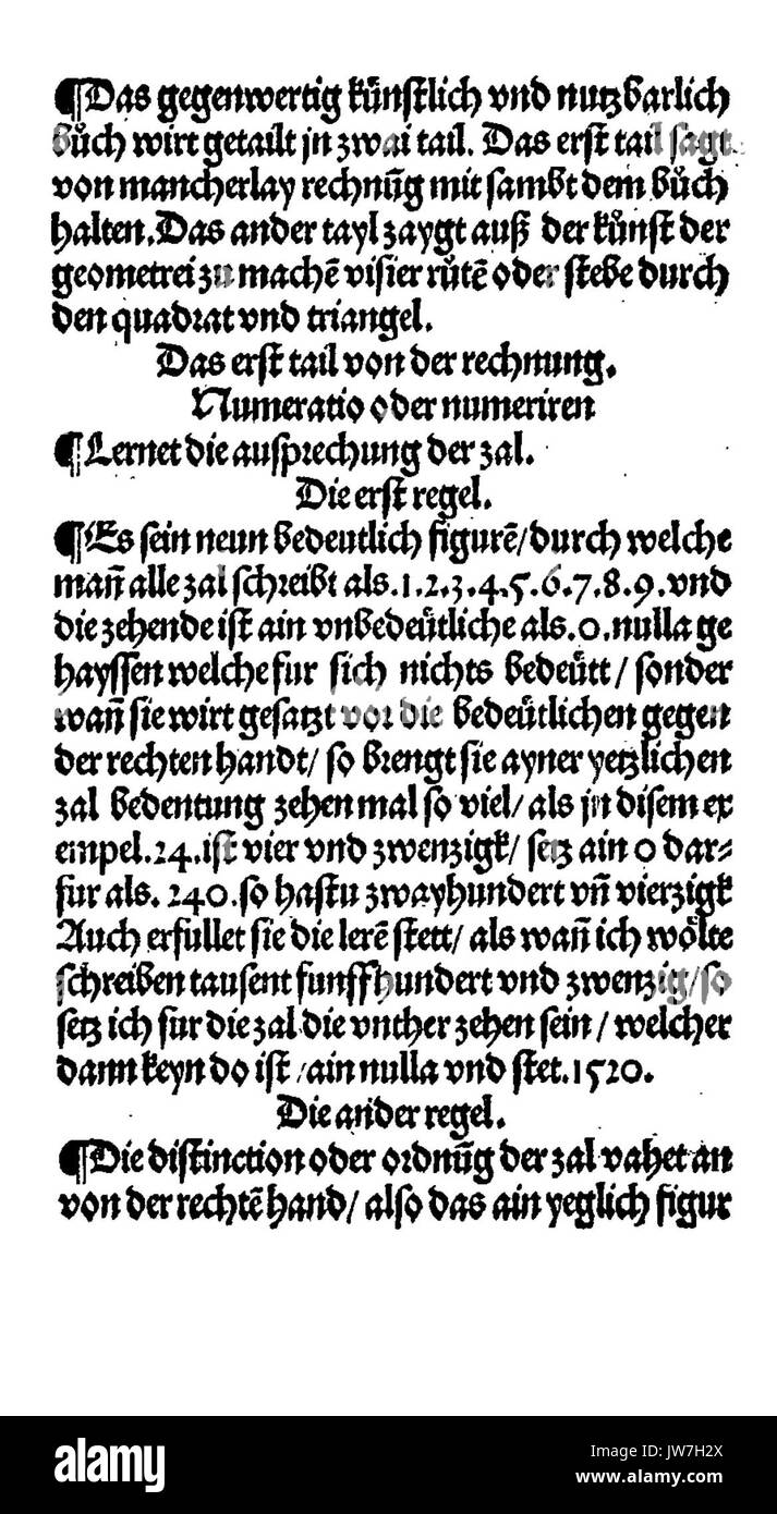 De Rechenbuch (Schreiber) 006 Stockfoto