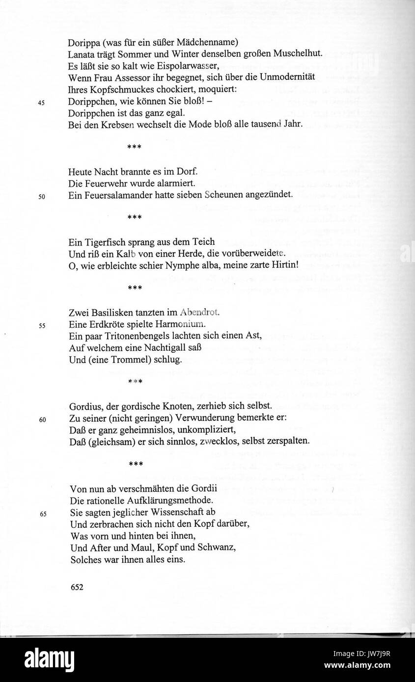 Harfenjule 56 Stockfoto