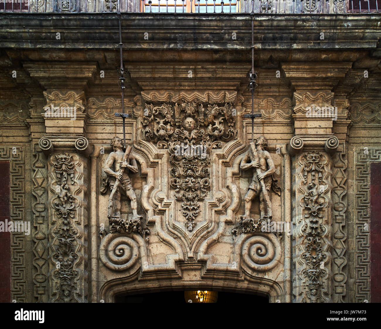 Amerika; Mexiko; Mexico City; historische Zentrum; Madero Avenue; Iturbide Palace Stockfoto